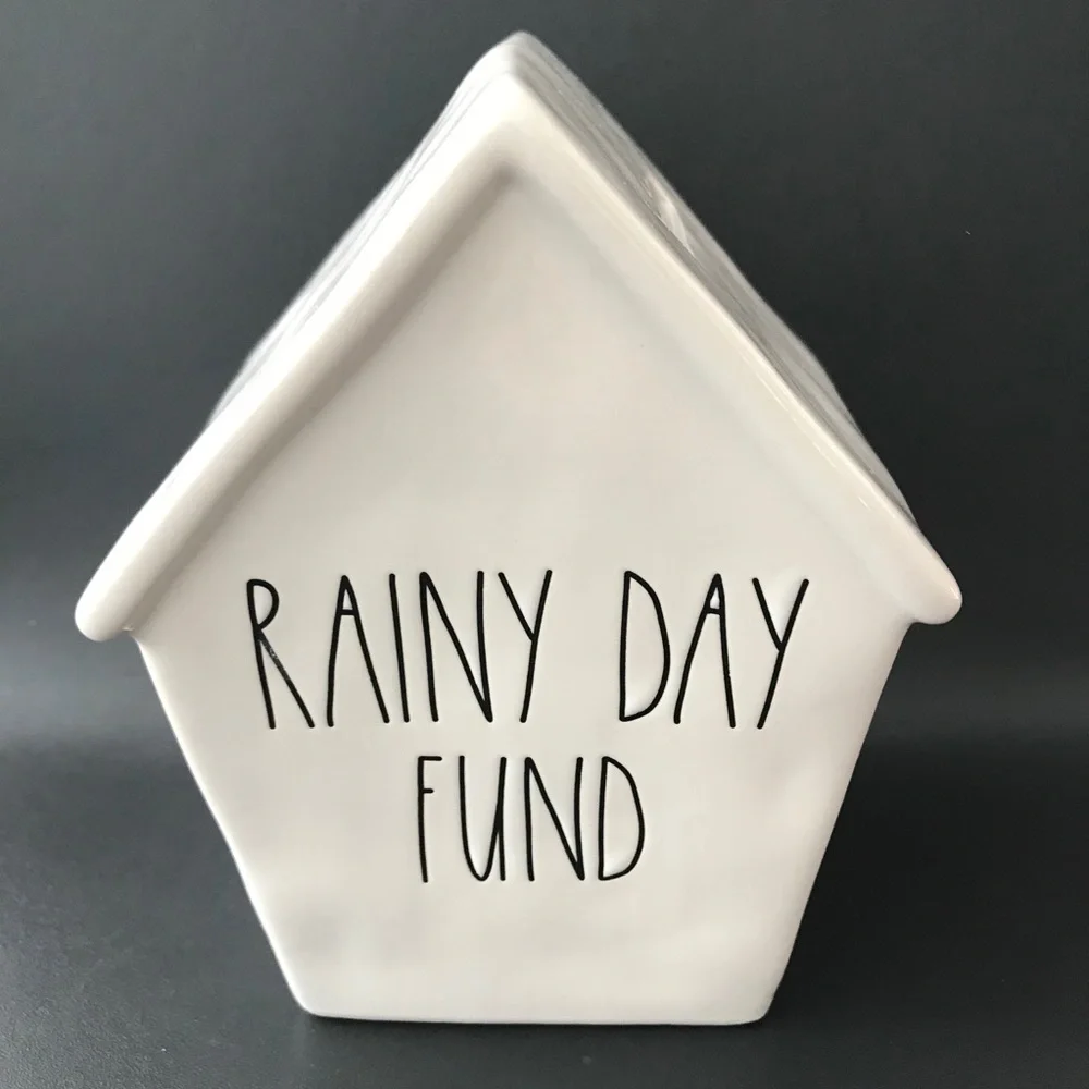 Rae Dunn Rainy Day Fund Piggy Bank